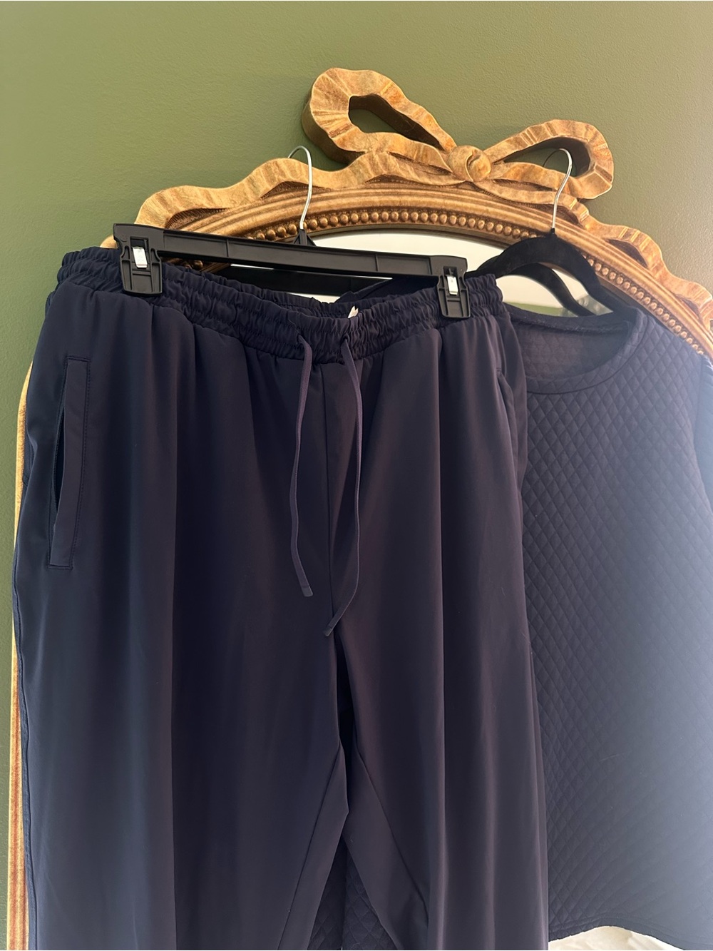 Fabletics Navy Drawstring Joggers - Picture 2 of 8